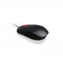 Lenovo Essential USB Wired Mouse, 1600 DPI, 1.8 m, 3 Buttons, Black Lenovo | Essential USB Mouse | Optical sensor | wired | Blac - 2